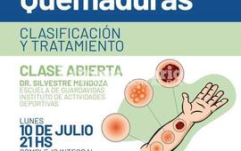 Imagen de Clase abierta de la Escuela de Guardavidas sobre quemaduras, clasificaci&oacute;n y tratamiento