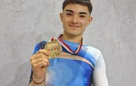 Imagen de Vicente Bachieca, patinador de C.A.U., 'Campe&oacute;n Provincial A Internacional' en &Aacute;lvarez.