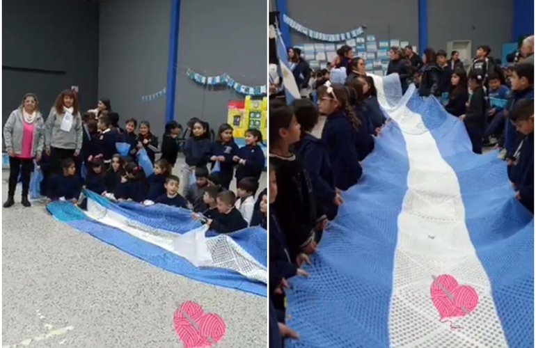 Imagen de El grupo Solidarte de Reinas Tejedoras visitó la Escuela Primaria "José Hernández" Nº 149