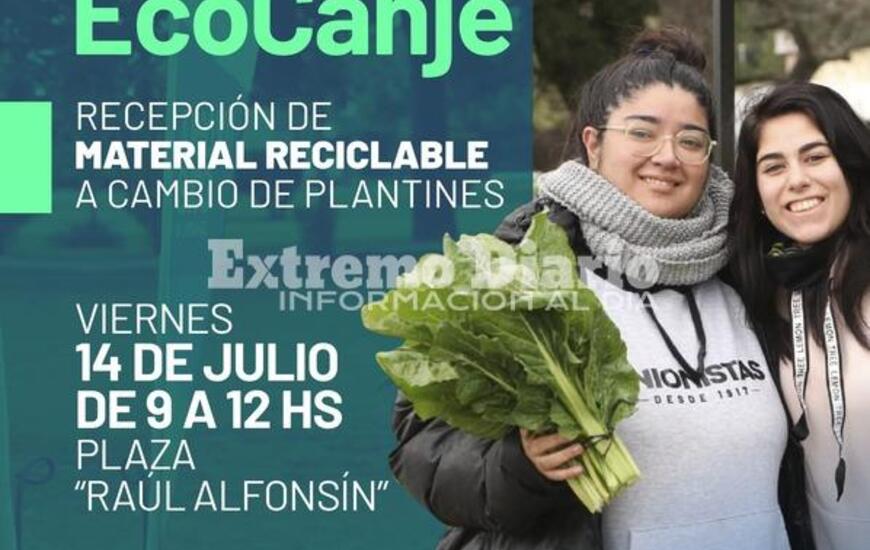 Imagen de Nueva jornada de EcoCanje en la plaza Ra&uacute;l Alfons&iacute;n