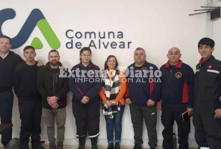 Imagen de Alvear: Los Bomberos se capacitaron para las inspecciones de industrias