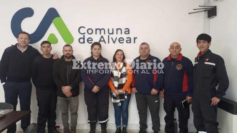 Imagen de Alvear: Los Bomberos se capacitaron para las inspecciones de industrias