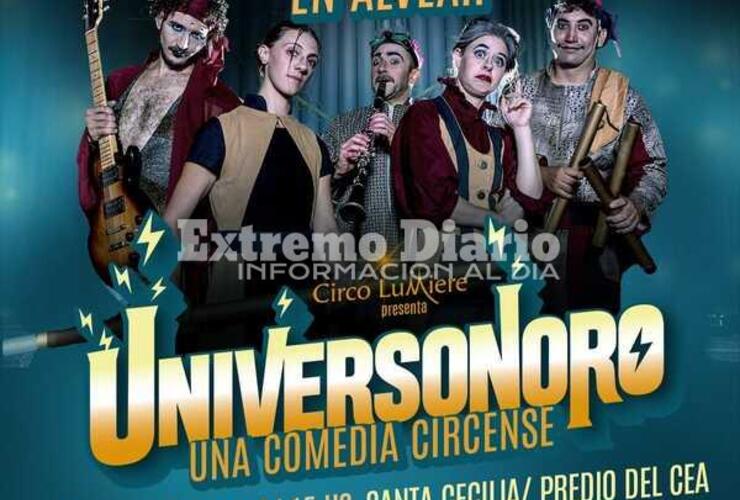 Imagen de El Circo Lumiere con Universonoro llega a Alvear