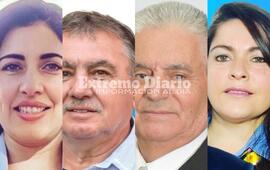 Cristina Luciani, Ver&oacute;nica Godoy, Edgardo Spina y Victorio de la Vitta