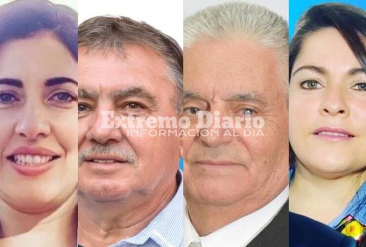 Cristina Luciani, Ver&oacute;nica Godoy, Edgardo Spina y Victorio de la Vitta