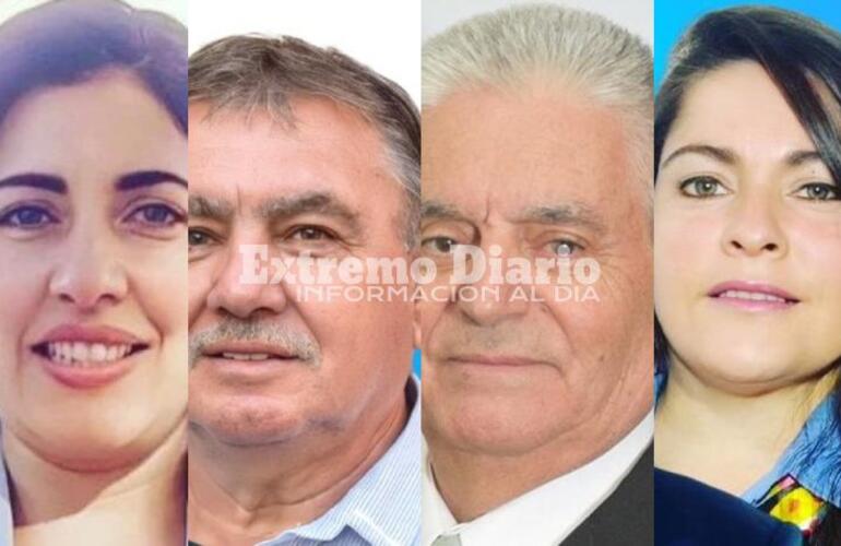 Cristina Luciani, Verónica Godoy, Edgardo Spina y Victorio de la Vitta