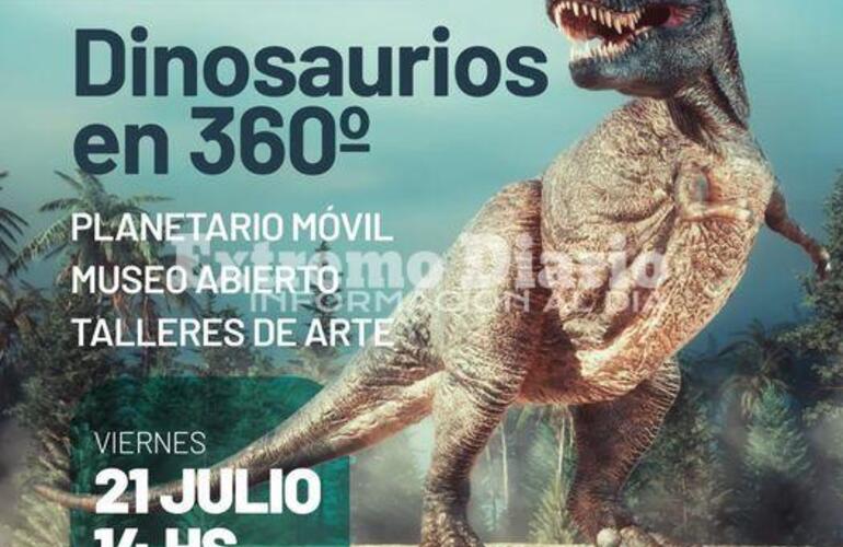 Imagen de Arroyo Seco: Dinosaurio en 360° por las vacaciones de invierno