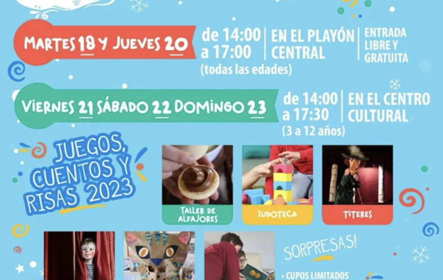 Imagen de Agenda de actividades para las Vacaciones de Invierno en General Lagos.
