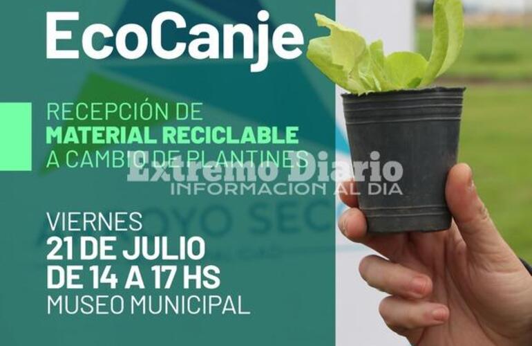 Imagen de EcoCanje en el Museo: Se podrá llevar material a cambio de un plantín