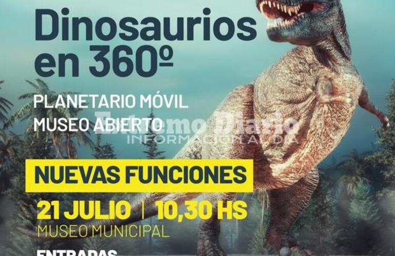 Imagen de Nuevas funciones para Dinosaurios en 360° por las vacaciones de invierno