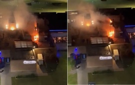 Imagen de Incendio en el conocido bar rosarino R&iacute;o M&iacute;o
