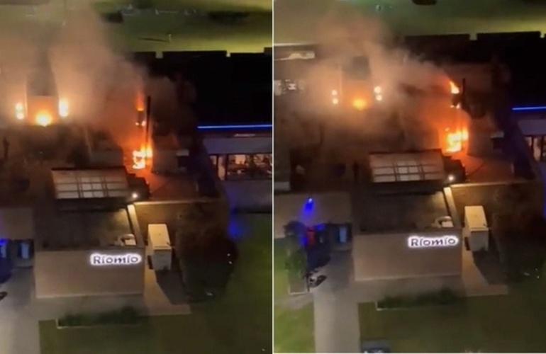 Imagen de Incendio en el conocido bar rosarino R&iacute;o M&iacute;o