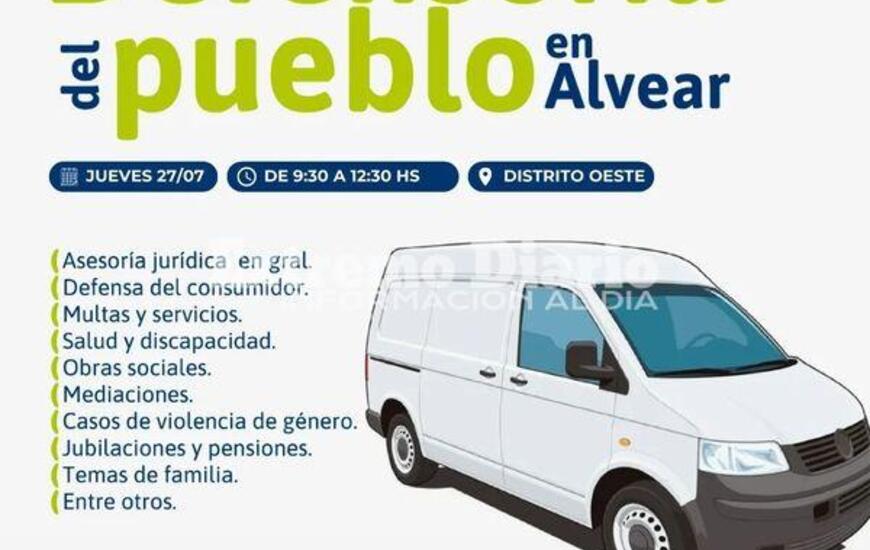Imagen de La oficina m&oacute;vil de la Defensor&iacute;a del Pueblo llega a Alvear