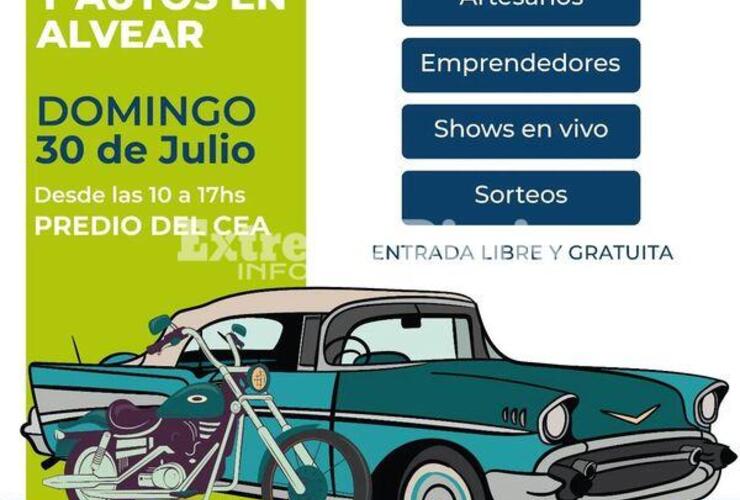 Imagen de Se realizará un encuentro de motos y autos en Alvear