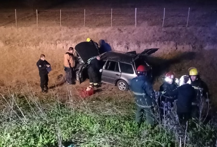 Imagen de En menos de dos horas otro vuelco en la Ruta 26 S