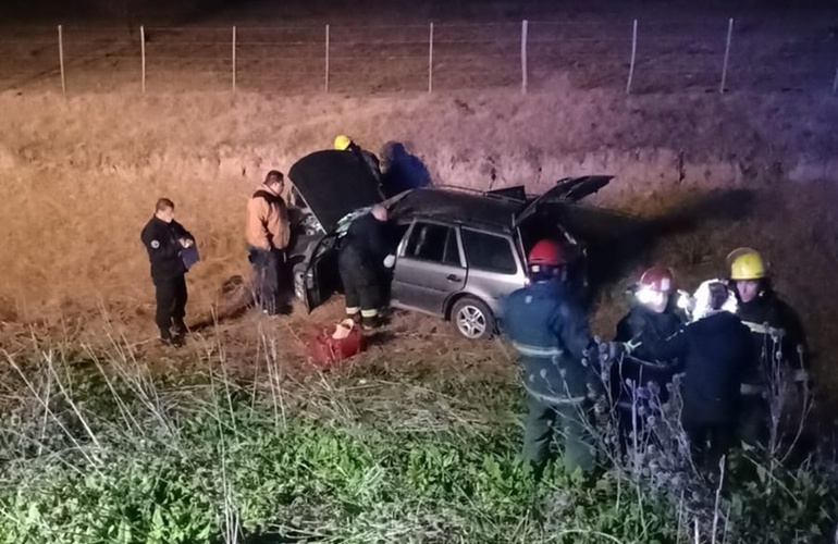 Imagen de En menos de dos horas otro vuelco en la Ruta 26 S