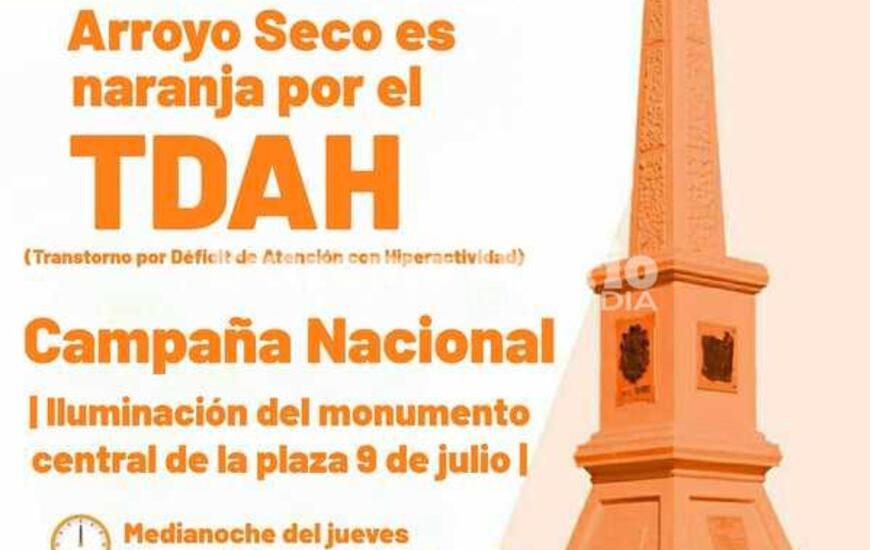 Imagen de 28 de julio: Arroyo Seco es naranja por el TDAH