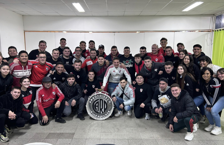 Imagen de La 'Cena del Campeón' de la Filial de River Plate en Arroyo Seco