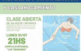 Imagen de Clase abierta sobre asfixias por inmersi&oacute;n y casi ahogamiento en la escuela de guardavidas