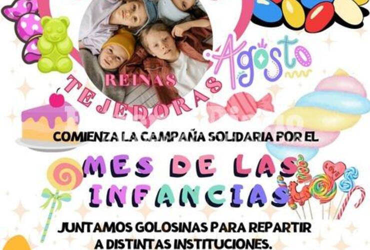 Imagen de Reinas Tejedoras: Campaña solidaria en el mes de las infancias