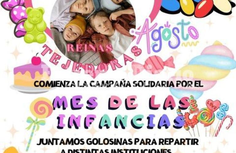 Imagen de Reinas Tejedoras: Campaña solidaria en el mes de las infancias