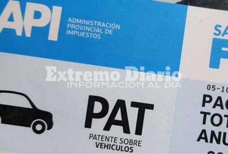 Imagen de Fighiera: Ya están disponibles las boletas de patentes del automotor