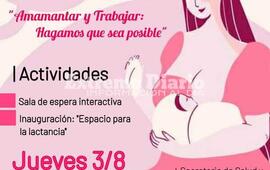 Imagen de Actividades en el Centro de Salud por la semana mundial de la lactancia