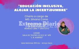 Imagen de Se llevar&aacute; adelante una charla gratuita sobre educaci&oacute;n inclusiva en la sala de teatro de la Escuela Comercial