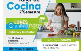 Imagen de Fighiera: Inicia el segundo semestre del taller de cocina