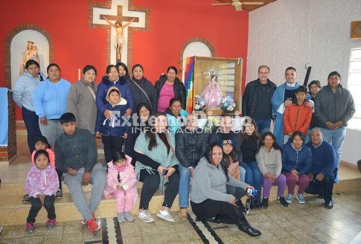 Imagen de La Comuna de Alvear acompañó la entronización de la imagen de la Virgen de Chaguaya