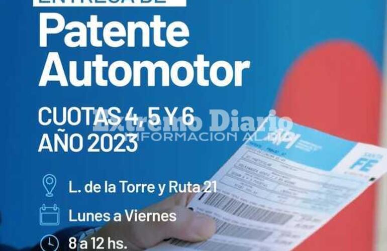 Imagen de Arroyo Seco: Entrega de patente automotor 2023