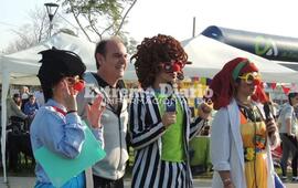 Imagen de M&uacute;ltiples actividades en la plaza de Estaci&oacute;n Alvear I por el mes de las infancias