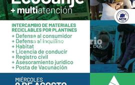 Imagen de Mi&eacute;rcoles de EcoCanje y Multiatenci&oacute;n en la plaza San Mart&iacute;n