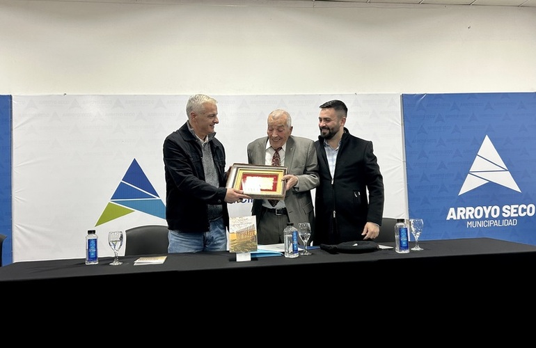 Incicco recibió la distinción de “Ciudadano Ilustre”.