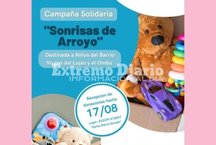 Imagen de Sonrisas de Arroyo: Campaña solidaria de los alumnos de la Escuela Santa María Goretti