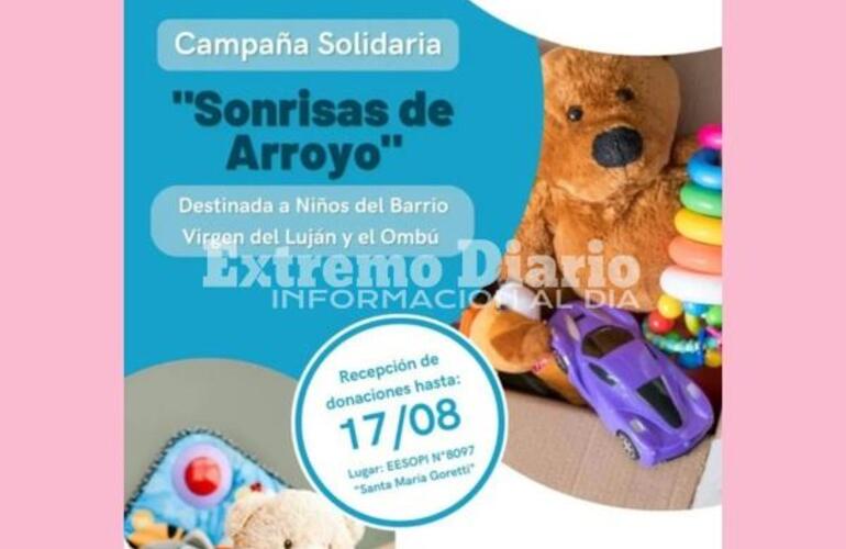 Imagen de Sonrisas de Arroyo: Campaña solidaria de los alumnos de la Escuela Santa María Goretti