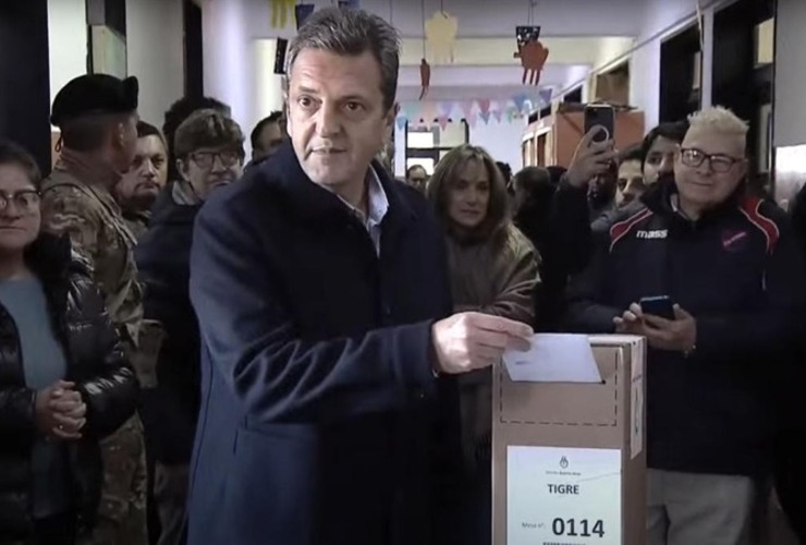 Imagen de Sergio Massa votó en Tigre: Es importante que la gente vote y participe