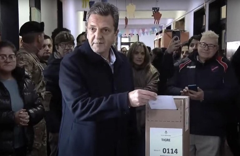 Imagen de Sergio Massa votó en Tigre: Es importante que la gente vote y participe