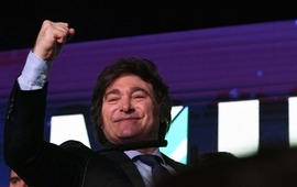 Javier Milei celebr&oacute; los resultados de las Paso. (Telam)