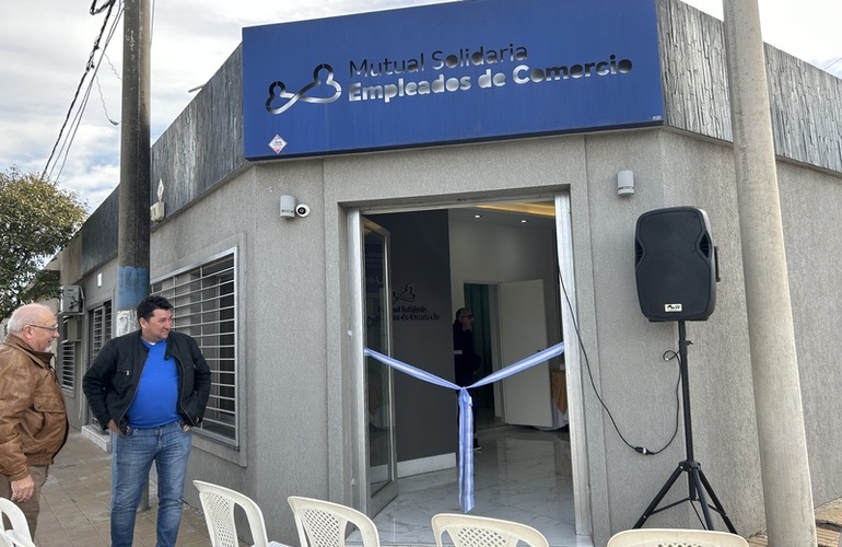 Imagen de Se inauguró la Sede de la Mutual Solidaria de Empleados de Comercio