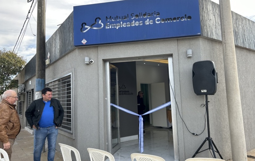Imagen de Se inaugur&oacute; la Sede de la Mutual Solidaria de Empleados de Comercio
