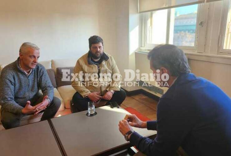 Imagen de Esper y Ghione se reunieron con el ministro de Obras P&uacute;blicas de la Naci&oacute;n
