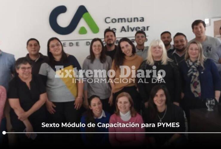 Imagen de Alvear: Se realizó el sexto módulo de capacitación para Pymes