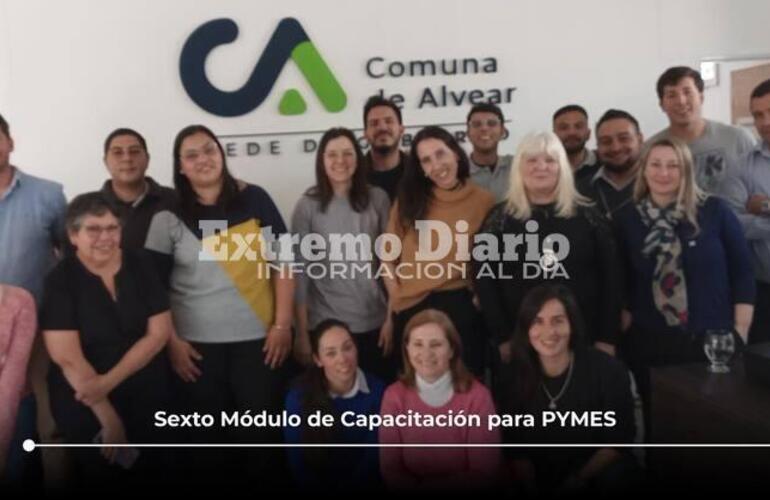 Imagen de Alvear: Se realizó el sexto módulo de capacitación para Pymes