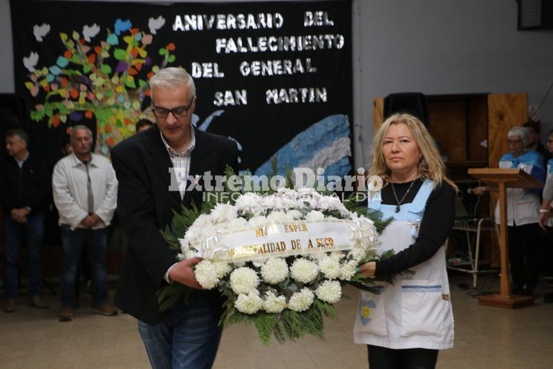 Imagen de Se llev&oacute; a cabo el acto oficial por el paso a la inmortalidad del General Jos&eacute; de San Mart&iacute;n