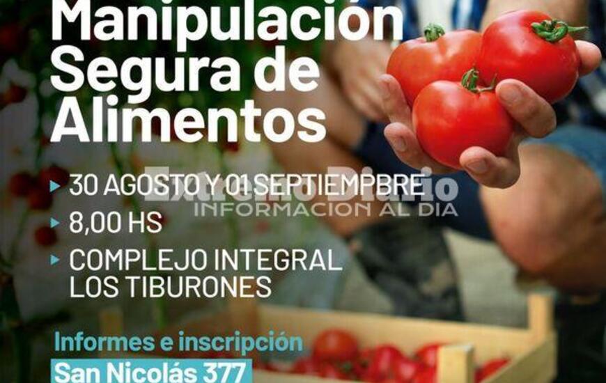 Imagen de Nueva capacitaci&oacute;n en manipulaci&oacute;n segura de alimentos