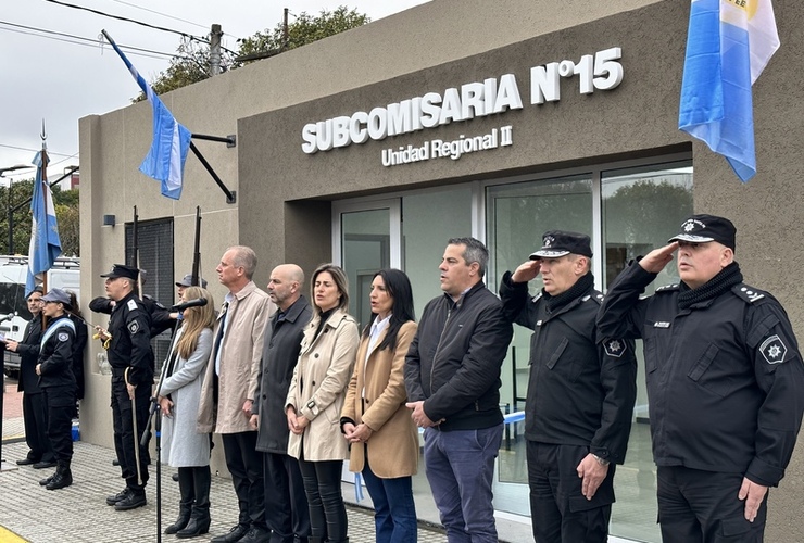 Imagen de Inauguraci&oacute;n de la remodelada SubComisaria N15 de Pueblo Esther.