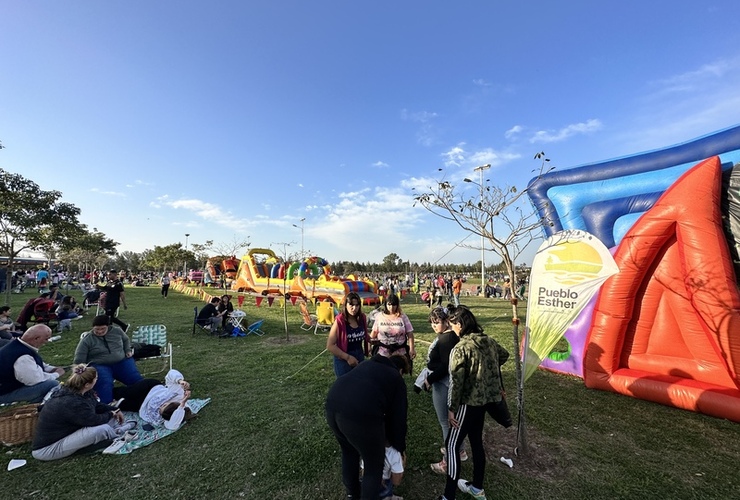 Imagen de Celebración por el Mes de las Infancias en Pueblo Esther.