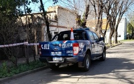 La escena del crimen de P&eacute;rez, en Rivadavia al 900.