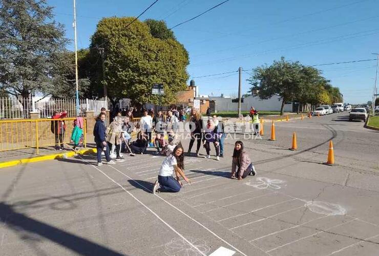 Imagen de Educación Vial e intervención artística en Fighiera